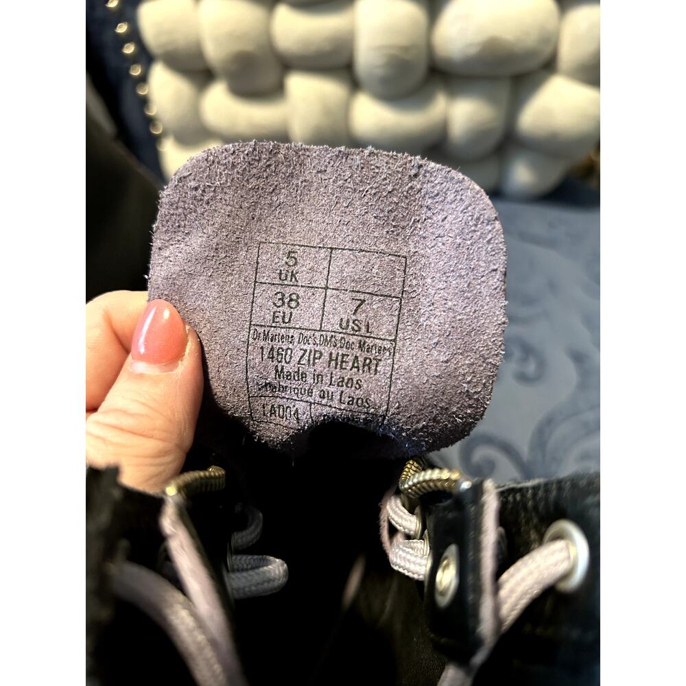 Dr Martens 1460 Zip Heart Purple size 7/EU 38 - Picture 8 of 8